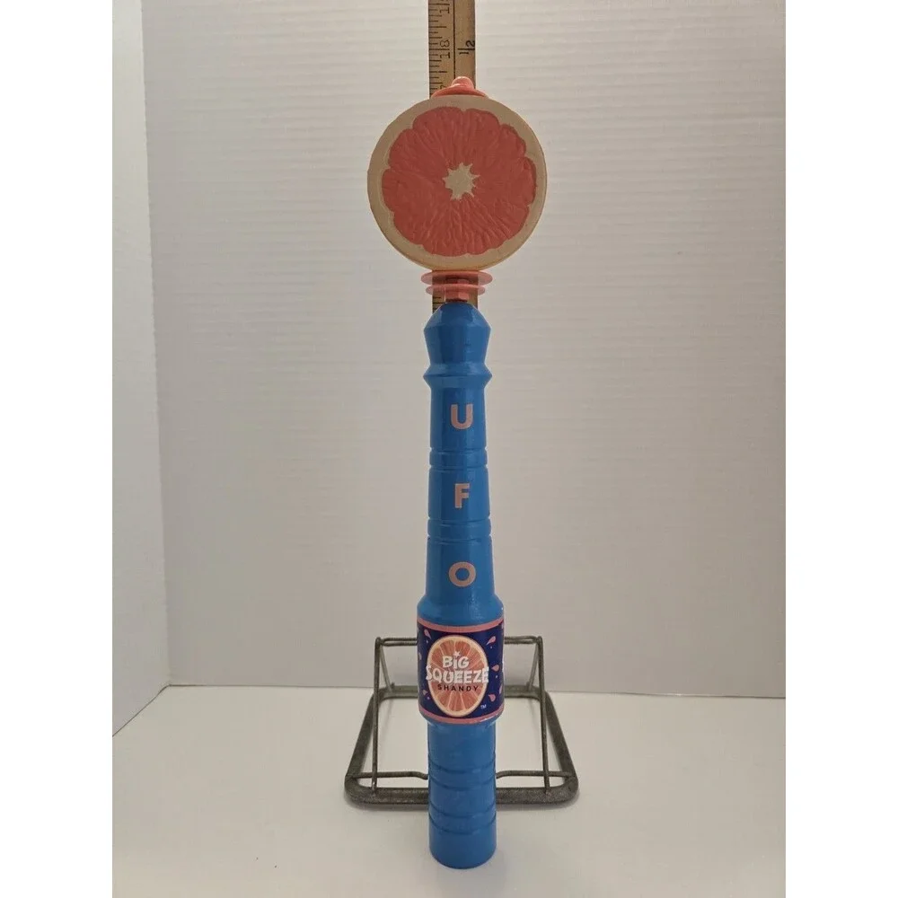 UFO Big Squeeze Shandy Beer Tap Handle Harpoon Brewery Grapefruit 16.5”